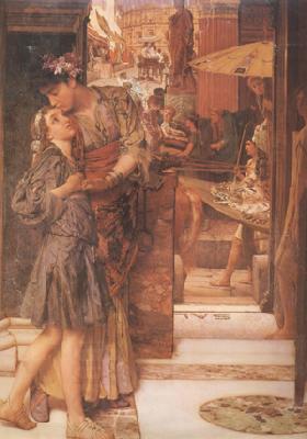 Alma-Tadema, Sir Lawrence The Parting Kiss (mk24) China oil painting art